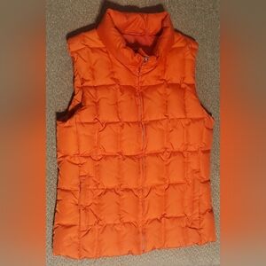 GAP Orange Puffer Vest Womens Medium (0040)